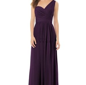 Plum bridesmaid dress